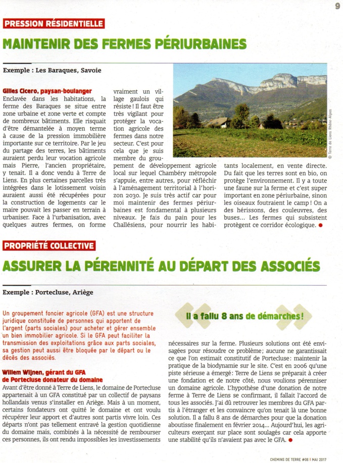 Maintenir des fermes periurbaines Maintenir des fermes periurbaines